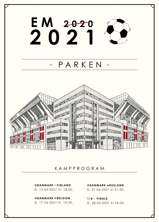 EM-Kampprogram-fodbold-2021 - plakat